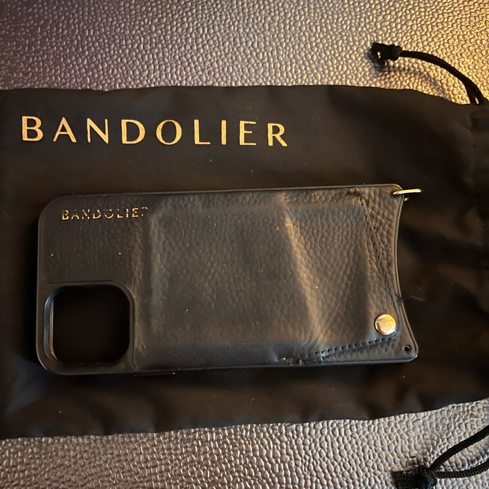 Bandolier iPhone 11 Pro leather case